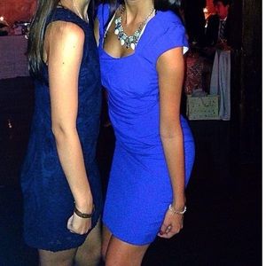 Calvin Klein dress. Royal blue